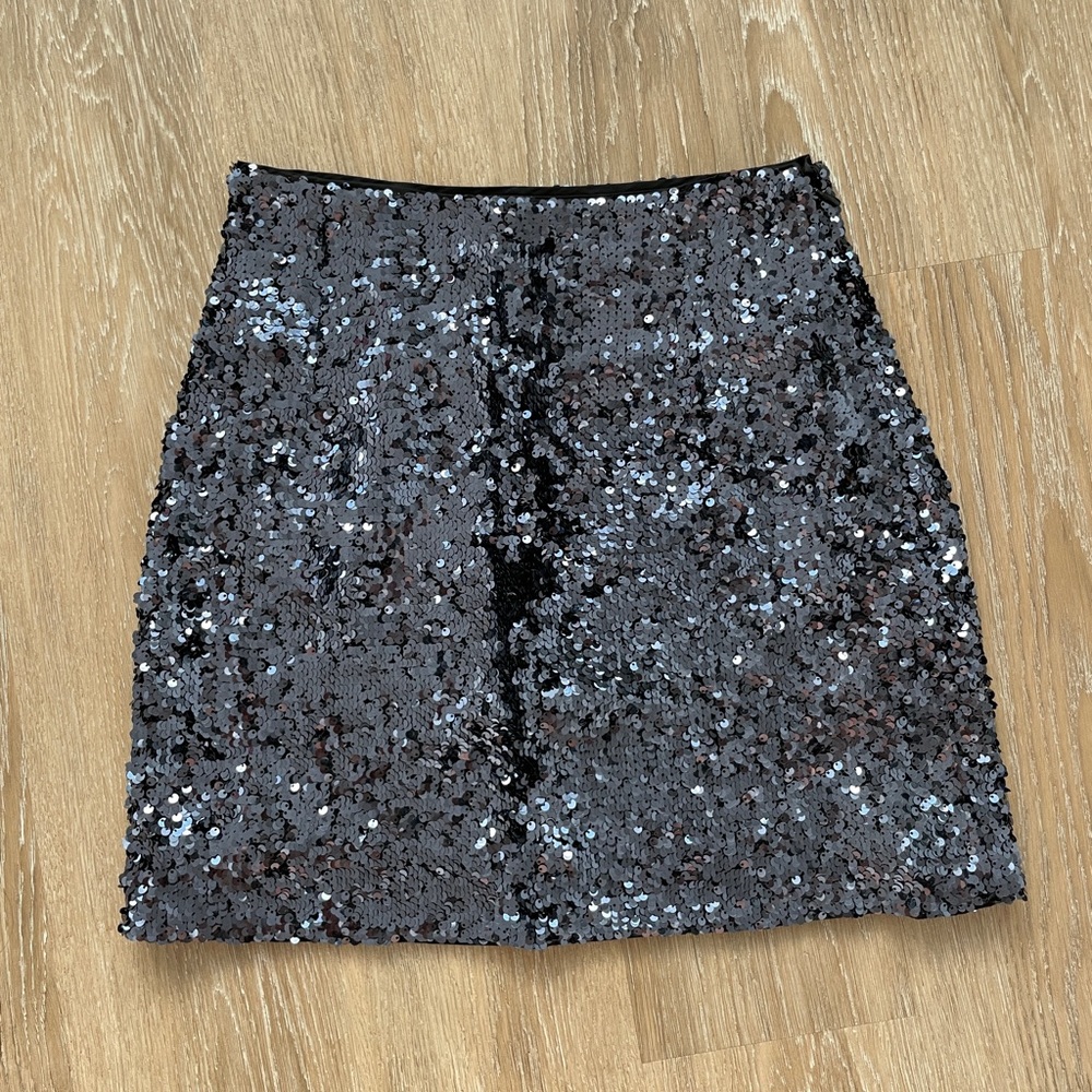 & Other Stories sparkly mini skirt